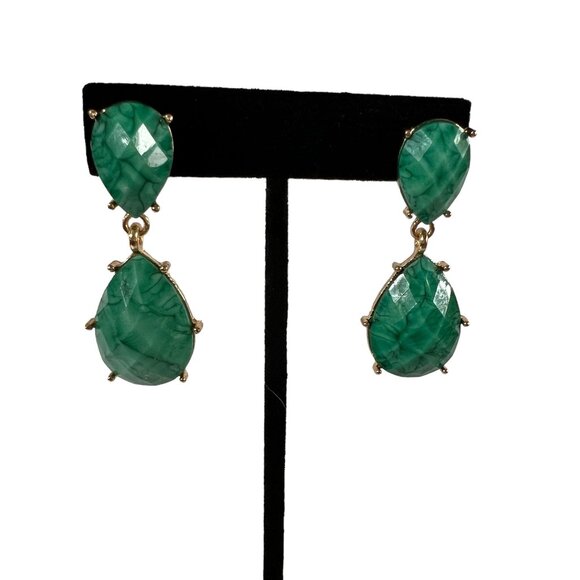 Amrita Singh Santa Ana Drop Earrings in Evergreen - Picture 6 of 8